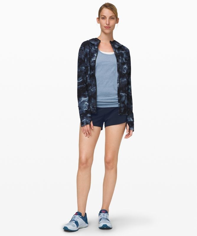 Lululemon Speed Up Low-Rise Lined Short 2.5 Shorts Dam Marinblå | TIVC-82104