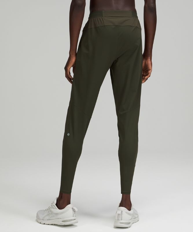 Lululemon Surge Hybrid Pant Byxor Herr Mörkolivgröna | GFQT-89230