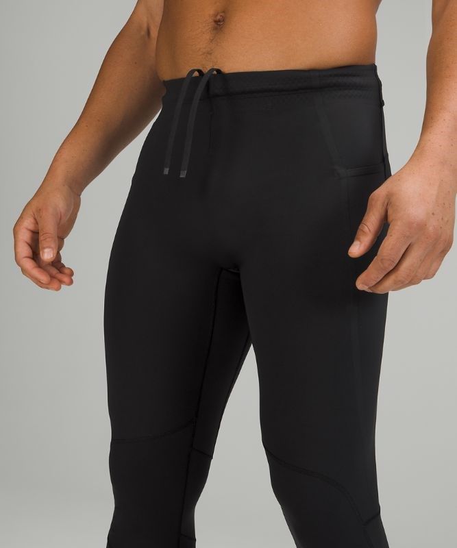 Lululemon Surge Tight 22 Nulux Byxor Herr Svarta | SIUB-21359