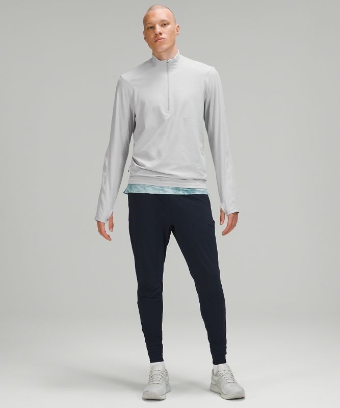 Lululemon Surge Warm Half-Zip Tröjor Herr Ljusblå | KMND-95182