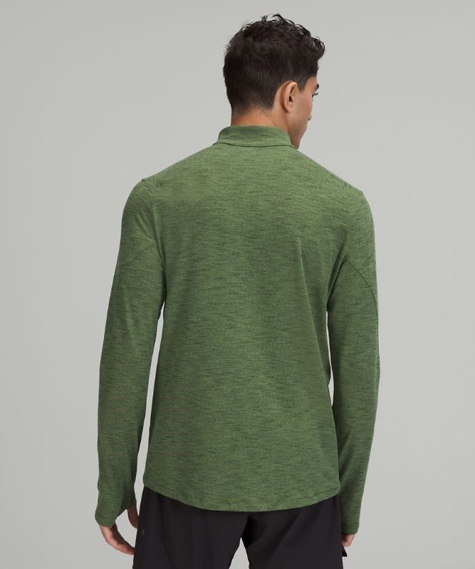 Lululemon Surge Warm Half-Zip Tröjor Herr Gröna Citron | WCMK-62430