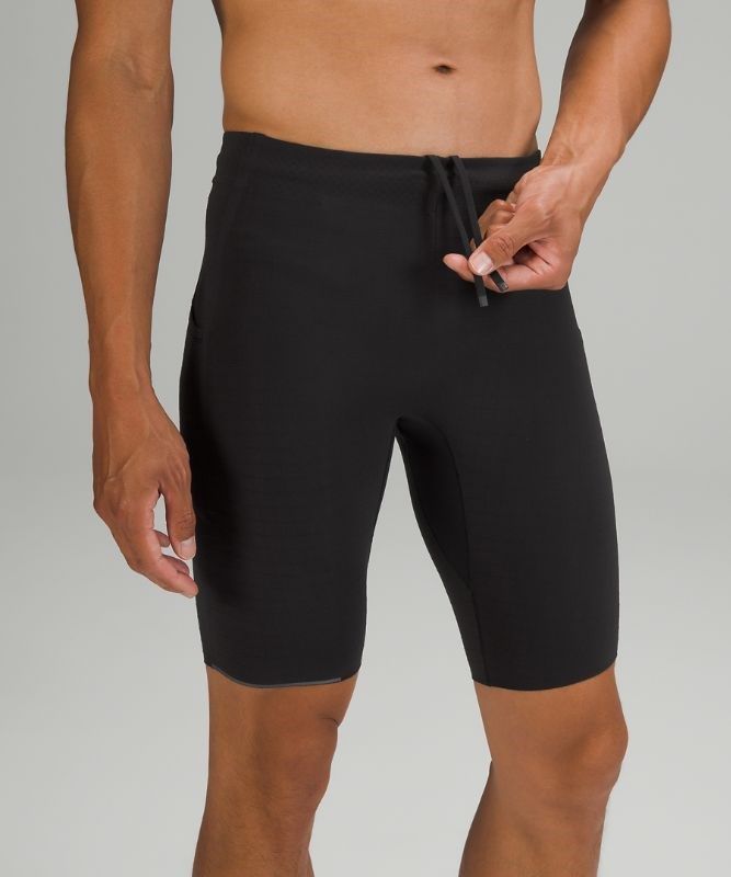 Lululemon Surge Warm Half Tight 10 Shorts Herr Svarta | OLQV-82054
