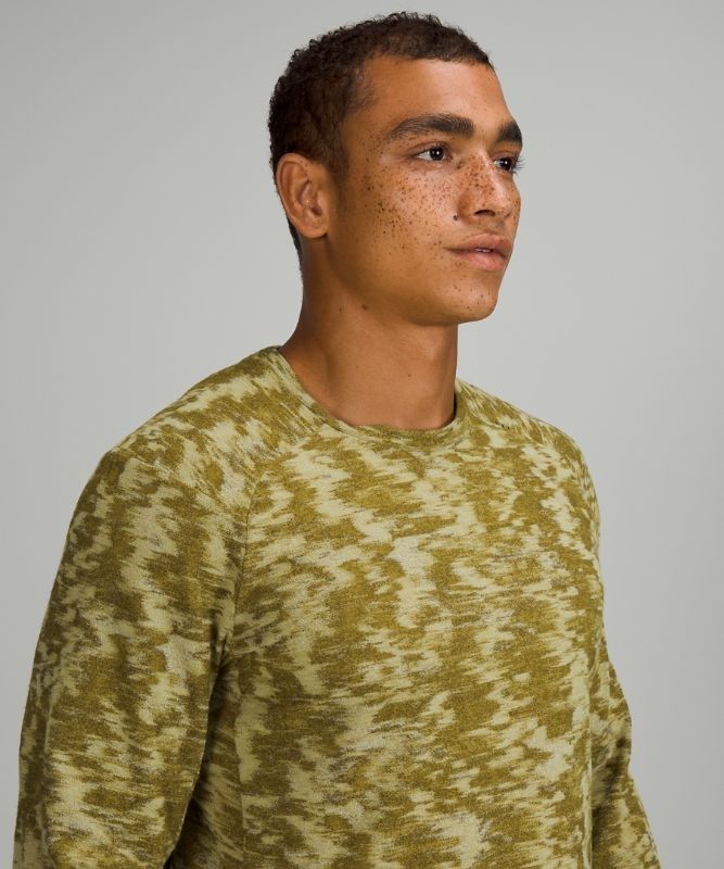 Lululemon Surge Warm Long Sleeve Shirt Blast Herr Gröna | QIKC-30625