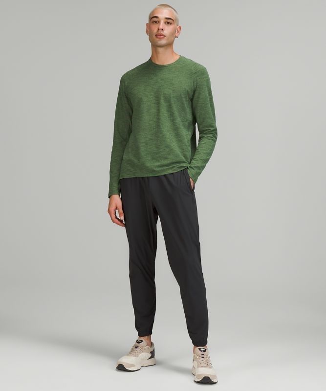 Lululemon Surge Warm Long Sleeve Tröjor Herr Gröna Citron | BOHI-42673