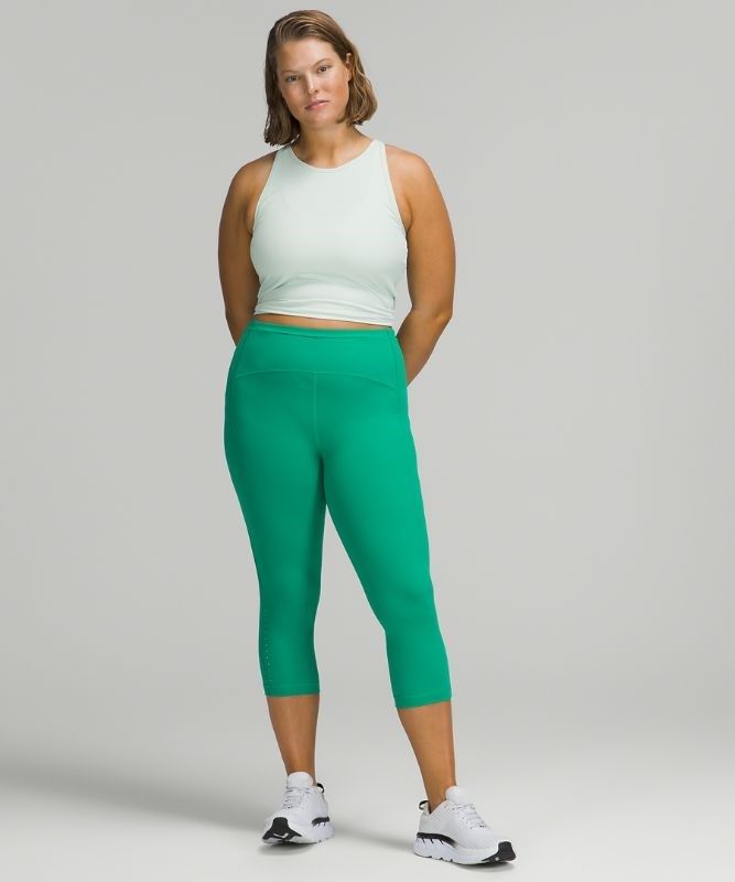 Lululemon Swift Speed High-Rise Crop 21 Leggings Dam Turkos | MYFA-97206