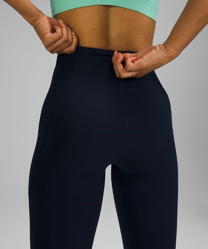 Lululemon Swift Speed High-Rise Crop 23 Leggings Dam Marinblå | NSHW-02631