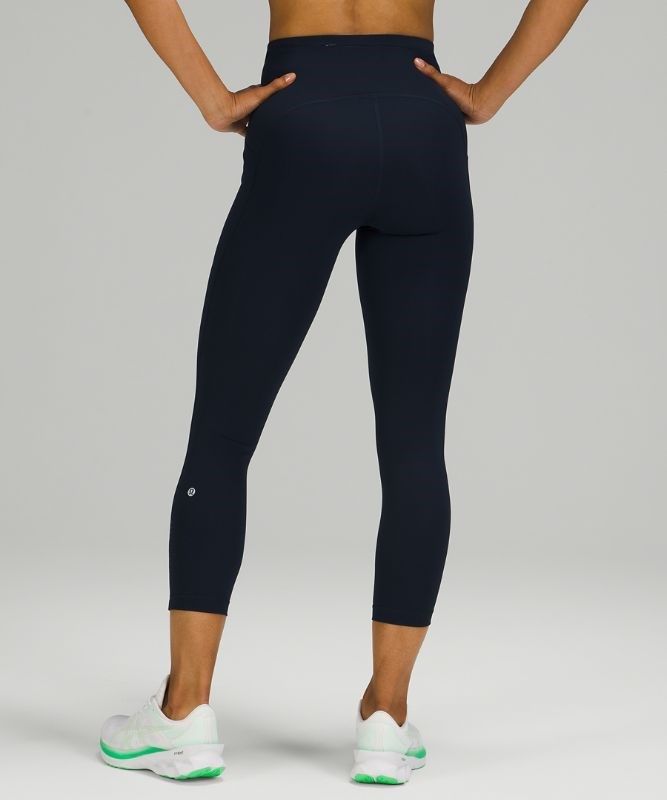 Lululemon Swift Speed High-Rise Crop 23 Leggings Dam Marinblå | NSHW-02631