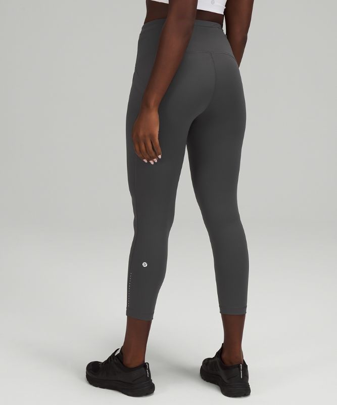 Lululemon Swift Speed High-Rise Crop 23 Leggings Dam Mörkgrå | LVTU-54290