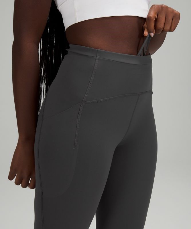 Lululemon Swift Speed High-Rise Crop 23 Leggings Dam Mörkgrå | LVTU-54290