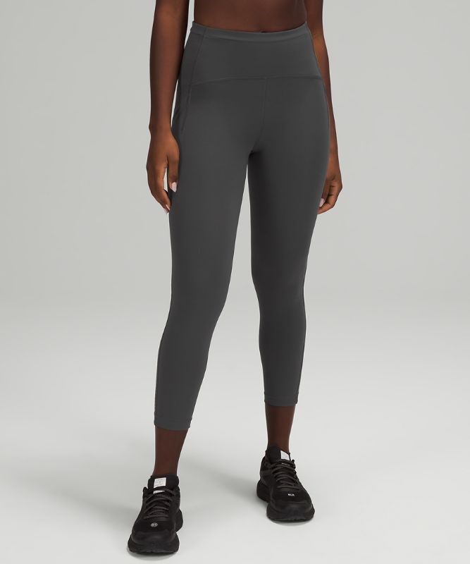 Lululemon Swift Speed High-Rise Crop 23 Leggings Dam Mörkgrå | LVTU-54290