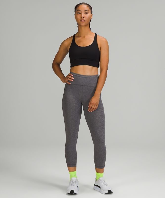 Lululemon Swift Speed High-Rise Crop 23 Leggings Dam Svarta | FSBE-90348