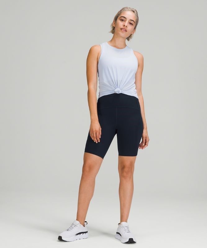 Lululemon Swift Speed High-Rise Short 8 Shorts Dam Marinblå | OSAE-94075