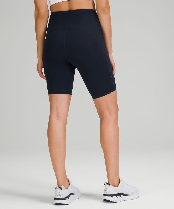 Lululemon Swift Speed High-Rise Short 8 Shorts Dam Marinblå | OSAE-94075