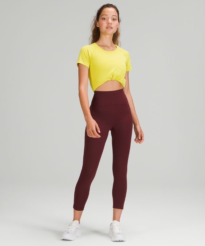 Lululemon Swift Speed High-Rise Tight 25 Leggings Dam Röda Vinröda | DRNK-18239