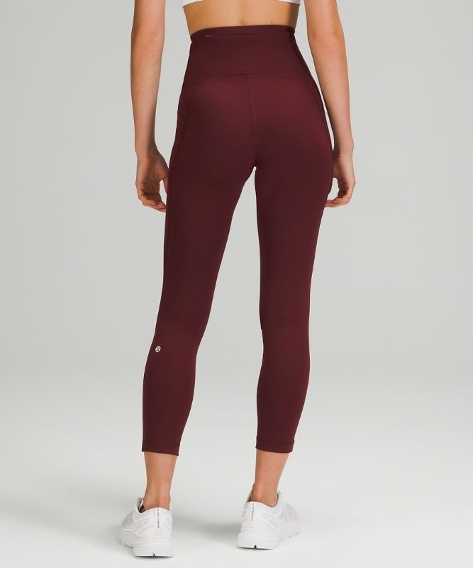 Lululemon Swift Speed High-Rise Tight 25 Leggings Dam Röda Vinröda | DRNK-18239