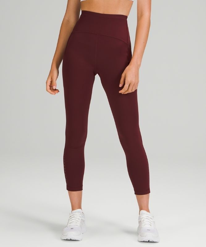 Lululemon Swift Speed High-Rise Tight 25 Leggings Dam Röda Vinröda | DRNK-18239