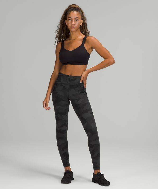 Lululemon Swift Speed High-Rise Tight 28 Brushed Luxtreme Leggings Dam Camo Svarta Olika Färger | FBGL-72156
