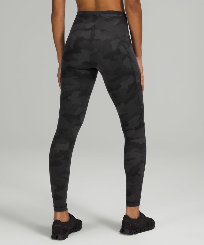 Lululemon Swift Speed High-Rise Tight 28 Brushed Luxtreme Leggings Dam Camo Svarta Olika Färger | FBGL-72156