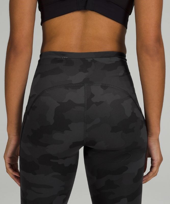 Lululemon Swift Speed High-Rise Tight 28 Brushed Luxtreme Leggings Dam Camo Svarta Olika Färger | FBGL-72156