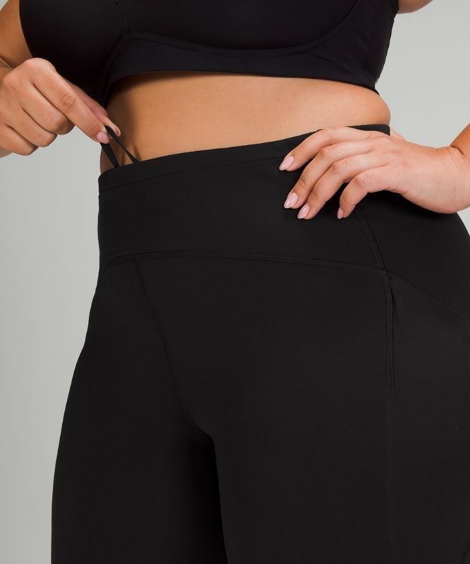 Lululemon Swift Speed High-Rise Tight 28 Brushed Luxtreme Leggings Dam Svarta | BUVI-62574