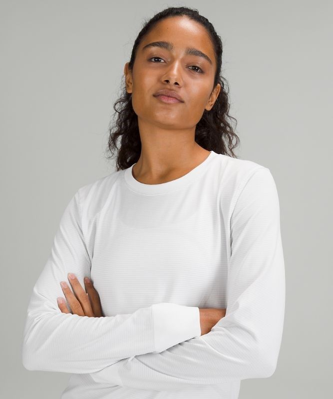 Lululemon Swiftly Breathe Long Sleeve Blast Dam Vita Vita | AHNZ-12043
