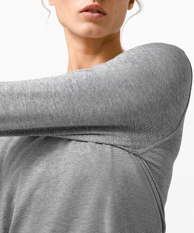 Lululemon Swiftly Breathe Long Sleeve Blast Dam Vita | TVFK-23418
