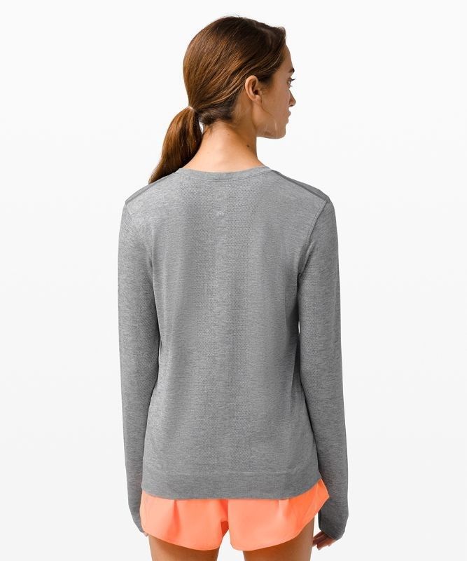 Lululemon Swiftly Breathe Long Sleeve Blast Dam Vita | TVFK-23418