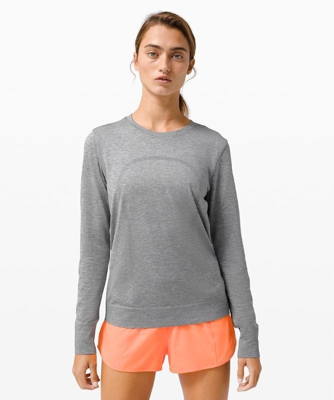 Lululemon Swiftly Breathe Long Sleeve Blast Dam Vita | TVFK-23418