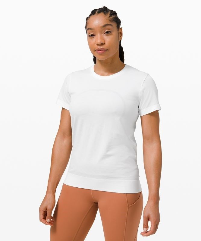 Lululemon Swiftly Breathe Short Sleeve Blast Dam Vita Vita | QCFE-26340