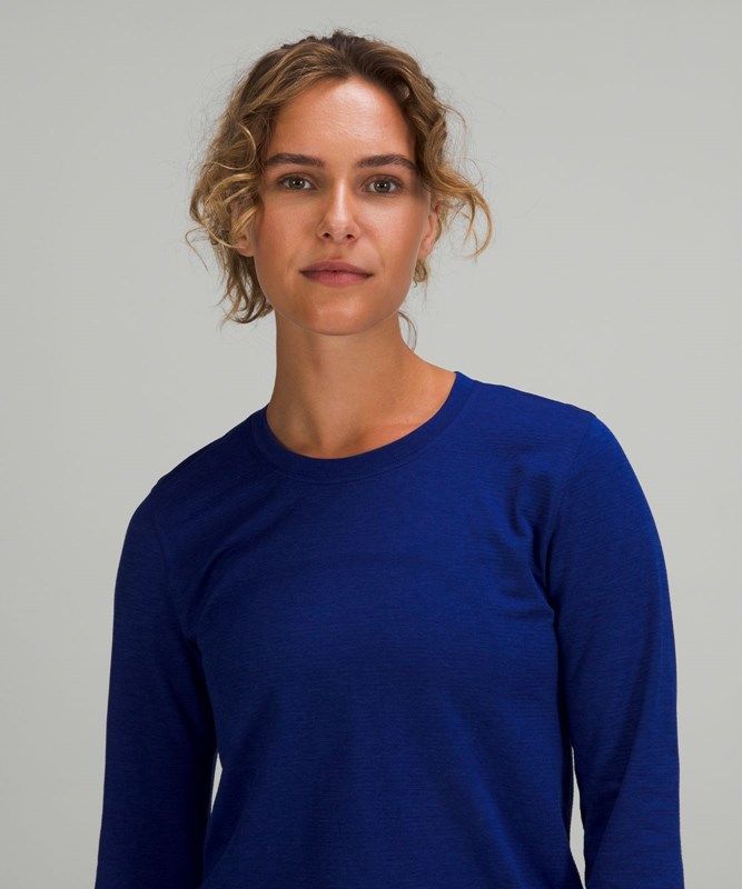 Lululemon Swiftly Relaxed Long Sleeve Blast Dam Larkspur | PQDJ-86329