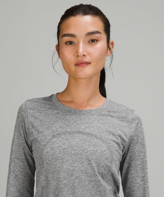 Lululemon Swiftly Relaxed Long Sleeve Blast Dam Vita | BMGI-84906