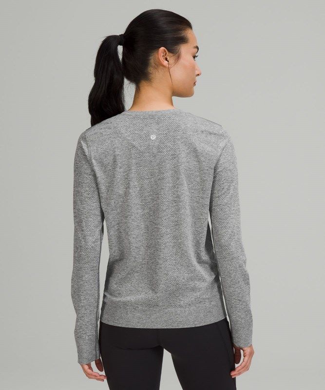 Lululemon Swiftly Relaxed Long Sleeve Blast Dam Vita | BMGI-84906