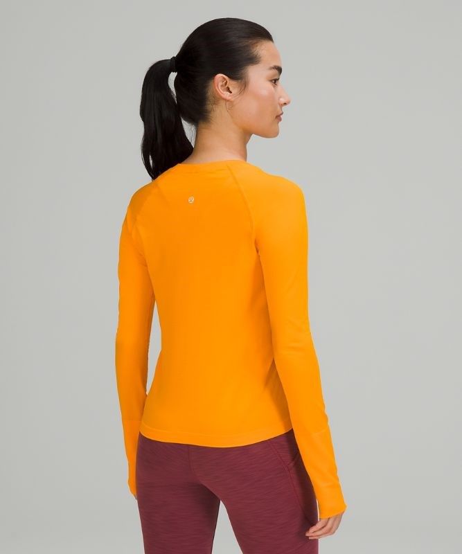 Lululemon Swiftly Tech LS 2.0 Race Blast Dam Clementine | BSRL-07261