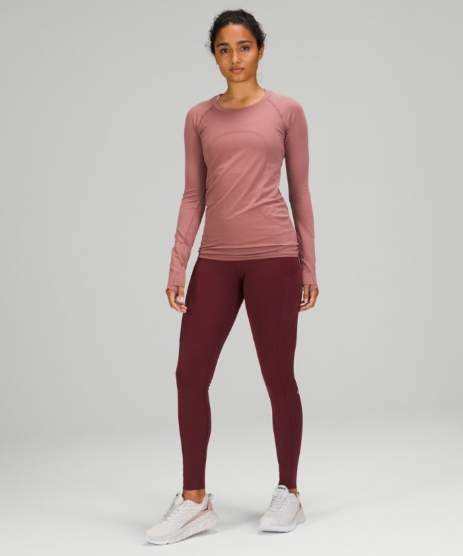 Lululemon Swiftly Tech Long Sleeve 2.0 Blast Dam Spiced Chai | IWCH-52678