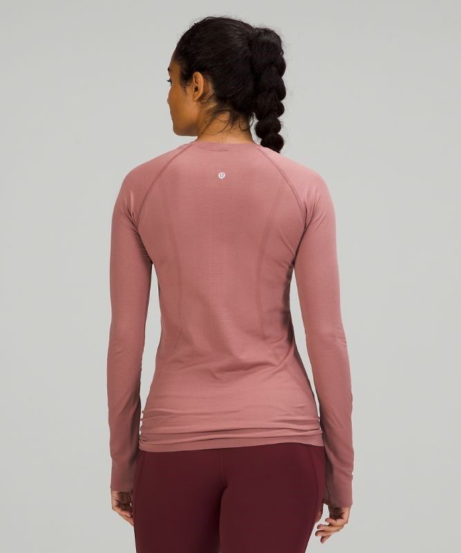 Lululemon Swiftly Tech Long Sleeve 2.0 Blast Dam Spiced Chai | IWCH-52678
