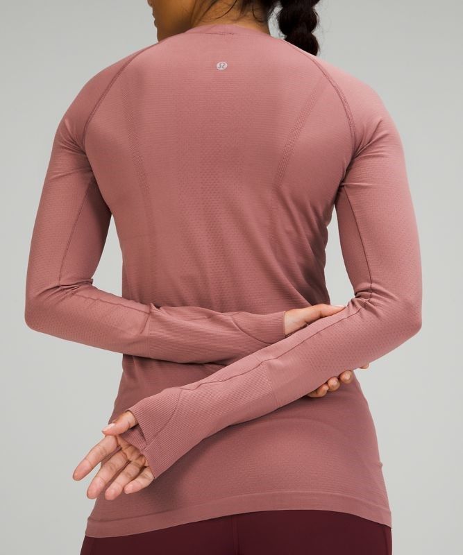 Lululemon Swiftly Tech Long Sleeve 2.0 Blast Dam Spiced Chai | IWCH-52678