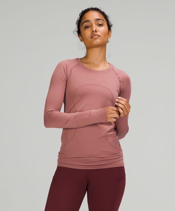 Lululemon Swiftly Tech Long Sleeve 2.0 Blast Dam Spiced Chai | IWCH-52678