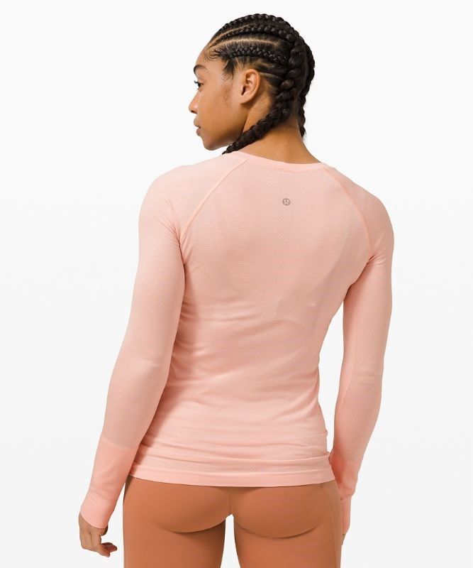 Lululemon Swiftly Tech Long Sleeve 2.0 Blast Dam Rosa Vita Rosa Vita | HKAQ-17603