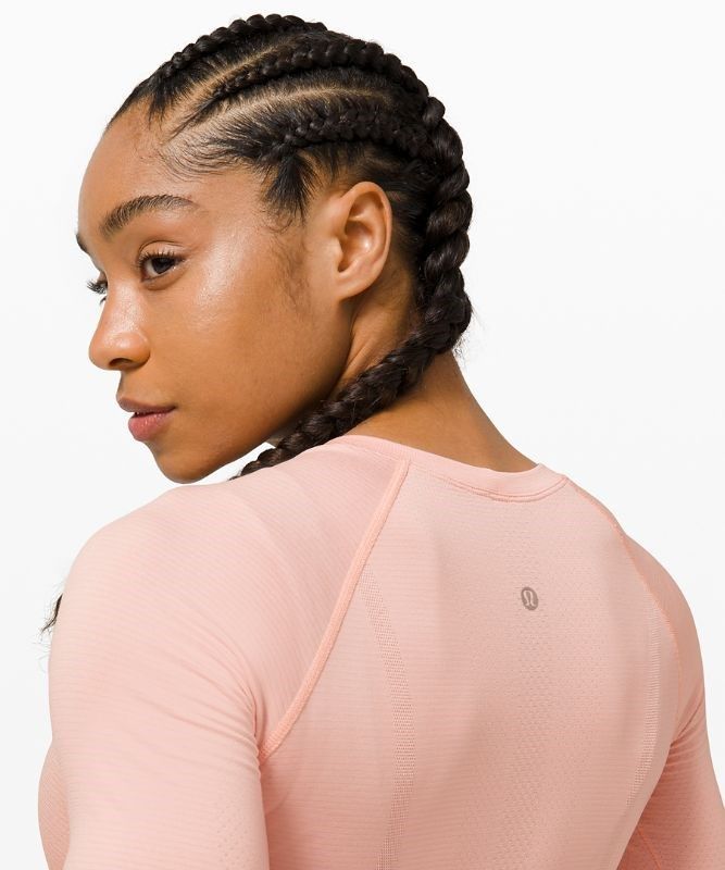 Lululemon Swiftly Tech Long Sleeve 2.0 Blast Dam Rosa Vita Rosa Vita | HKAQ-17603