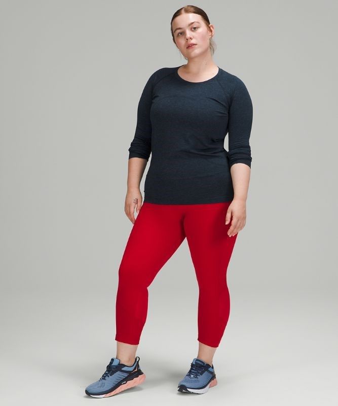 Lululemon Swiftly Tech Long Sleeve 2.0 Blast Dam Blå Marinblå | XOMD-28037