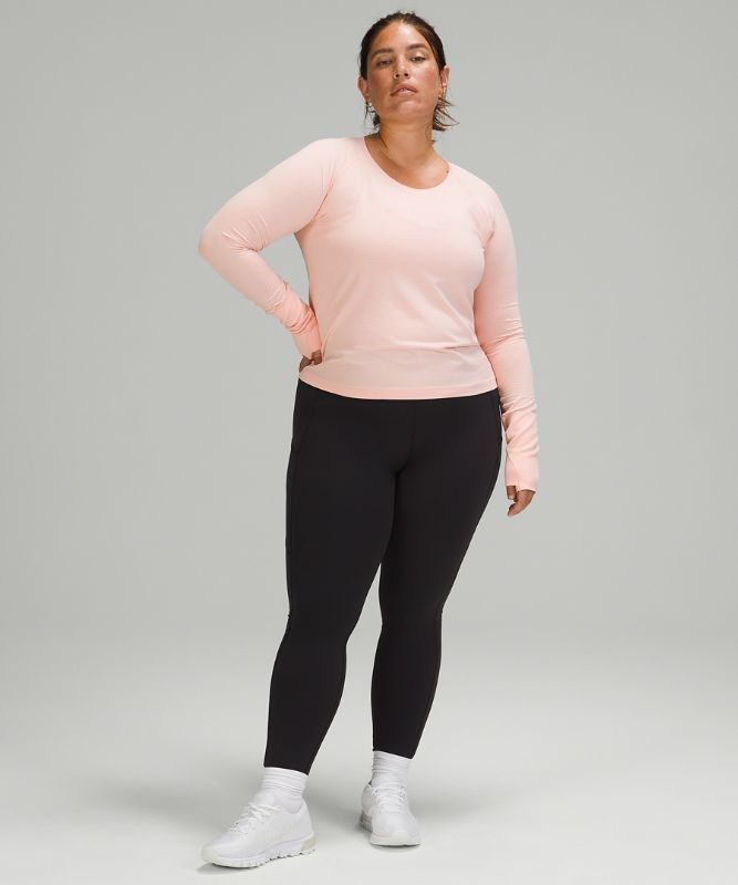 Lululemon Swiftly Tech Long Sleeve 2.0 Race Blast Dam Rosa Vita Rosa Vita | PVBJ-71590