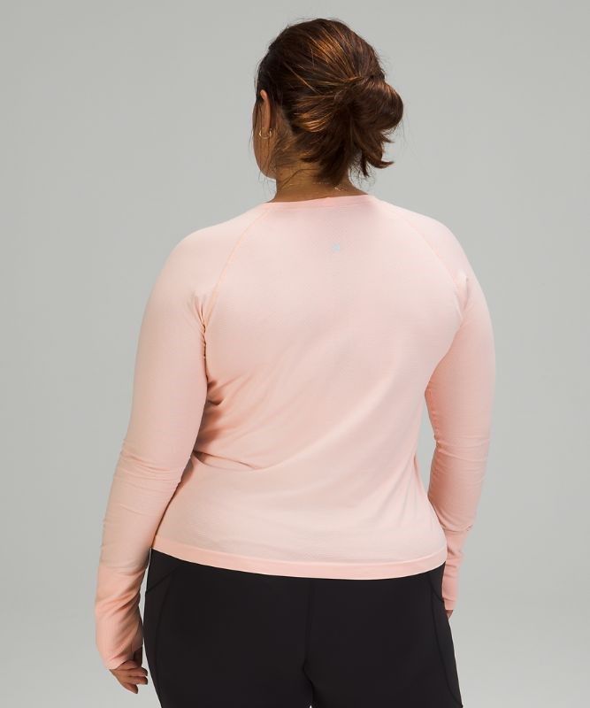 Lululemon Swiftly Tech Long Sleeve 2.0 Race Blast Dam Rosa Vita Rosa Vita | PVBJ-71590