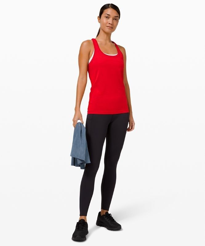 Lululemon Swiftly Tech Racerback 2.0 Blast Dam Mörkröda Mörkröda | MTVH-32764