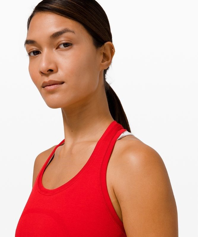 Lululemon Swiftly Tech Racerback 2.0 Blast Dam Mörkröda Mörkröda | MTVH-32764
