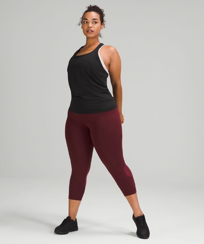 Lululemon Swiftly Tech Racerback 2.0 Blast Dam Svarta Svarta | MJSG-81209