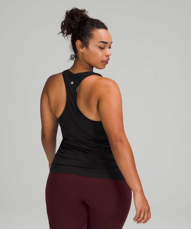 Lululemon Swiftly Tech Racerback 2.0 Blast Dam Svarta Svarta | MJSG-81209