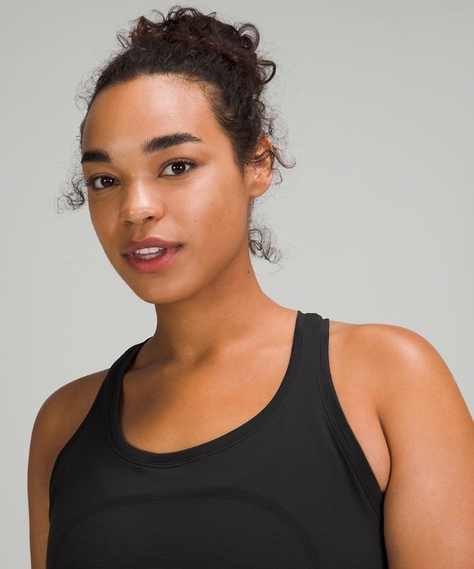 Lululemon Swiftly Tech Racerback 2.0 Blast Dam Svarta Svarta | MJSG-81209