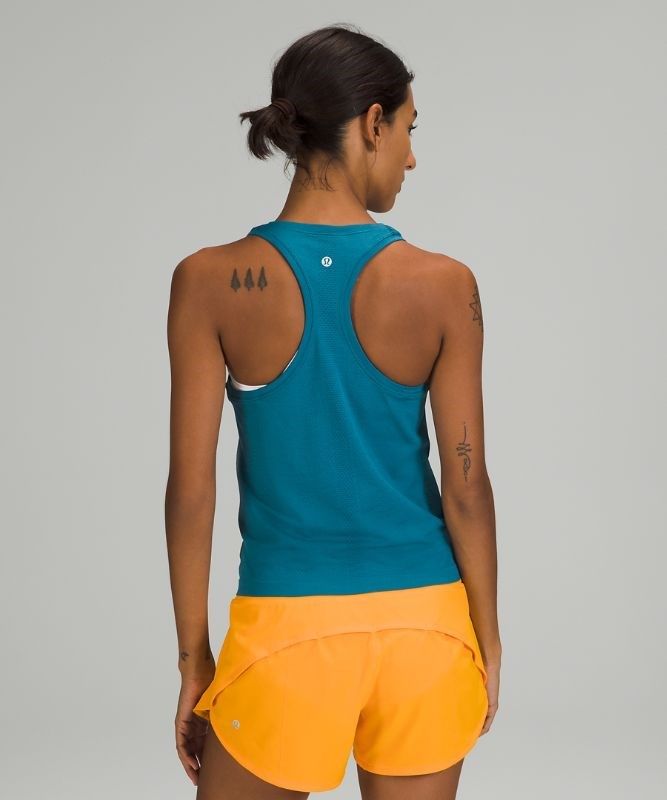 Lululemon Swiftly Tech Racerback Tank 2.0 Race Linne Dam Blå | ZEST-59073