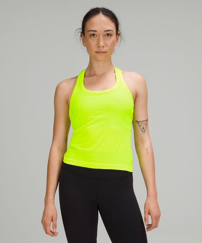 Lululemon Swiftly Tech Racerback Tank 2.0 Race Linne Dam Gula Gula | DISX-41658