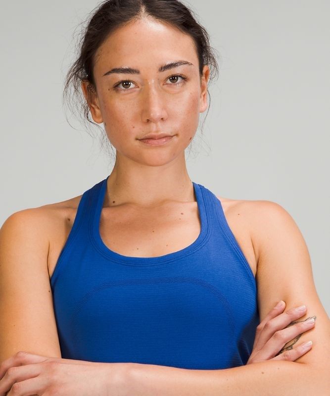Lululemon Swiftly Tech Racerback Tank 2.0 Race Linne Dam Blå Blå | BXCP-96743